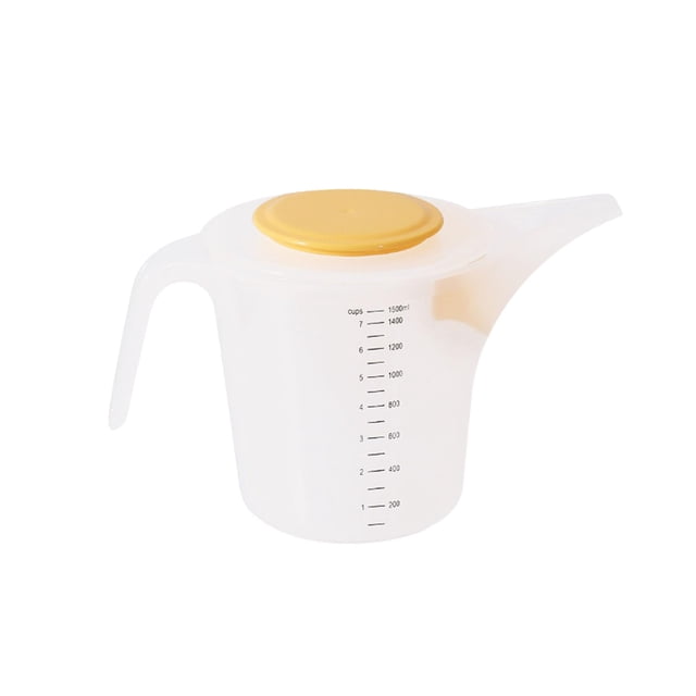 TIELUTT Measuring Pitcher Pour Cup with Cover Measuring Mixing Cup for Kitchen Baking Landscaping Watering Rabbit Tumbler Set Goblets Glassware for Women Oversized Mugs for Painting Drinking Glasses
