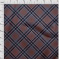 thumbnail image 3 of oneOone Silk Tabby Fabric Tartan Check Print Fabric By The Yard 42 Inch Wide, 3 of 4