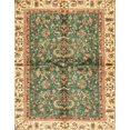 thumbnail image 1 of Ahgly Company Indoor Rectangle Abstract Saddle Brown Oriental Area Rugs, 6' x 9', 1 of 6