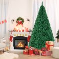 thumbnail image 4 of Gymax 8Ft Green Holiday Season Artificial PVC Christmas Tree Indoor Outdoor Stand, 4 of 10
