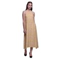 thumbnail image 1 of Bimba Feuilles Femmes Dos Nu Col Licou Tenue de Plage Été Soirée Fête Robe-Xx-Grand, 1 of 6