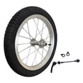 thumbnail image 3 of S SERENABLE Bicycle Trailer Wheel Easy to Install Strong Grip Portable Practical Replace 14 inch, 3 of 8