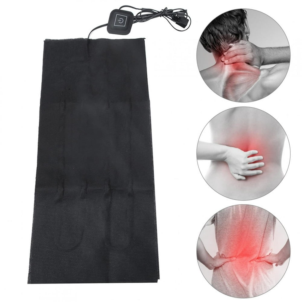 Heating Pad for Back & Neck - Heat Therapy for Muscle Pain  Cramps  and Sore Muscles in Neck  Back  and Shoulders - 3 Heat Settings