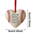 thumbnail image 3 of Baseball Pocket Hug With Card Heart Shaped Mini Baseball Inspirational Keepsake Bat Design For Players Coaches And Fans, 3 of 6