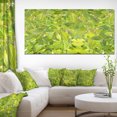 thumbnail image 1 of Feuillage Vert Fuchsia Vif - Impression Artistique sur Toile Florale, 1 of 3