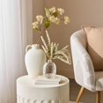 thumbnail image 4 of Bouclair White Ceramic Table Vase with Handle, 4 of 10