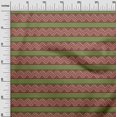 thumbnail image 2 of oneOone Georgette Viscose Fabric Floral & Chevron Block Print Fabric By The Yard 42 Inch Wide, 2 of 4