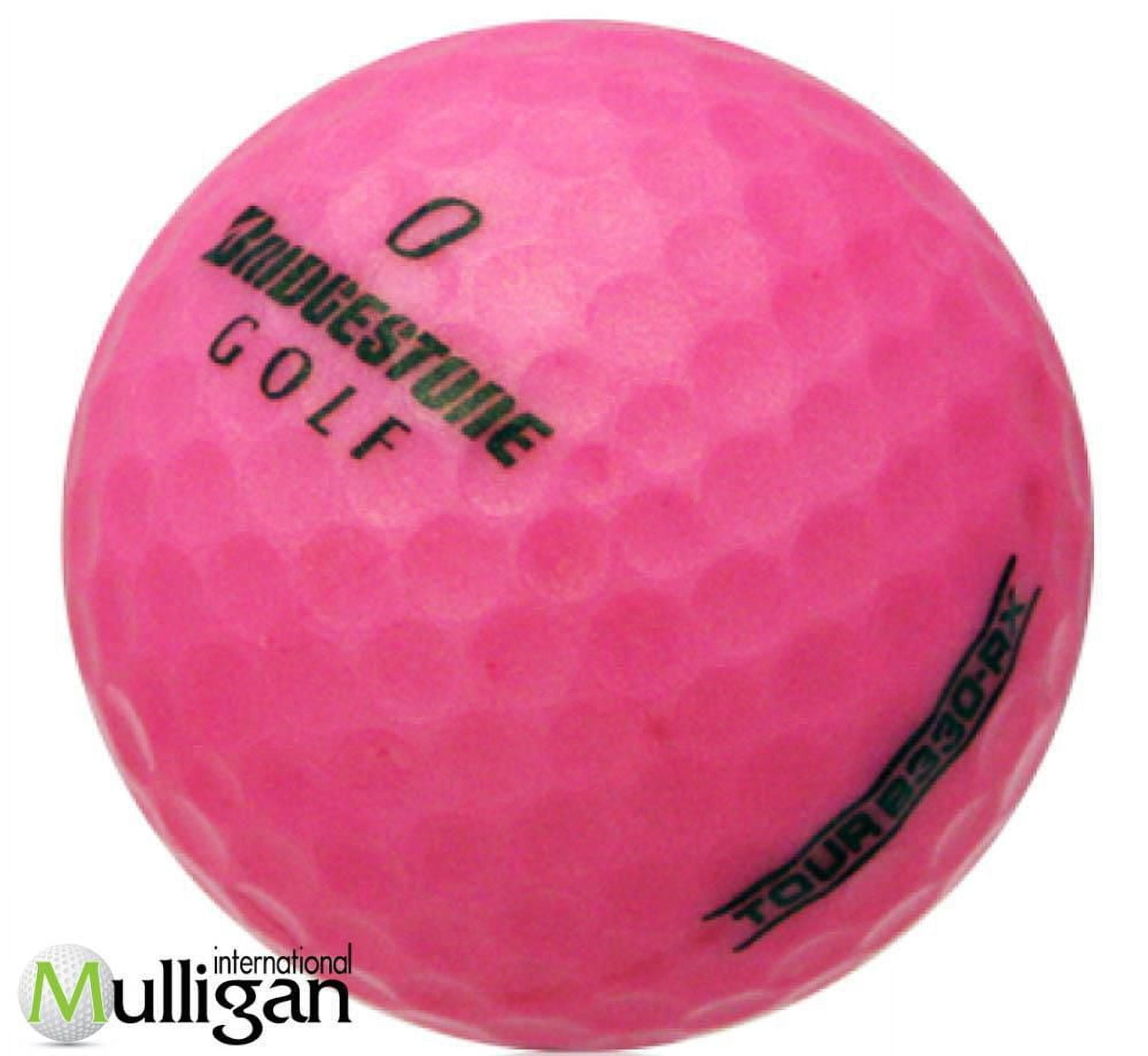 Mulligan - 12 balles de golf récupérées Bridgestone B330 RX - 5A, Rose