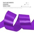 thumbnail image 3 of ORUYROP 1-1/2 Inch Wide Double Face Satin Ribbon-25 Yards，Gift Bag Decoration Wedding Chair Back Handmade Bow (Charming Purple), 3 of 7