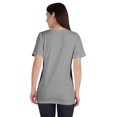 thumbnail image 3 of Inkmeso Womens Basic Crewneck Tshirt Short Sleeve Regular Fit Long Tee Workout Top, 3 of 8