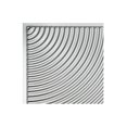 thumbnail image 1 of FASÄDE Easy Installation Echo Brushed Aluminum Wall Panel Sample (12" X 12" Sample), 1 of 1