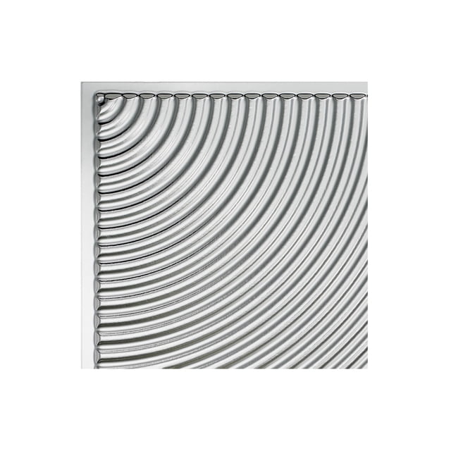 FASÄDE Easy Installation Echo Brushed Aluminum Wall Panel Sample (12" X 12" Sample)