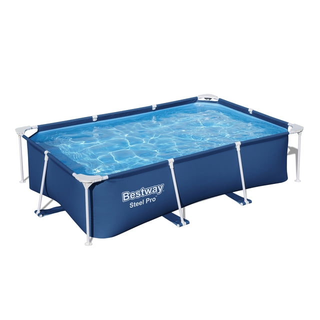 Bestway Steel Pro 8.5' x 67" x 24" Rectangular Above Ground Swimming Pool