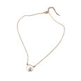 thumbnail image 4 of Collier de Perles Chaîne Fine en Alliage Pendentif de Perles Mode Chaîne de Perles Imitation Perle Géométrique Design Simple Collier Fin Chaîne pour Femmes Filles, 4 of 6