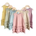 thumbnail image 2 of Qudderr Robes d'Été pour Enfants et Bébés pour Fille, Robe Décontractée Évasée à Volants, Robe Soleil pour Tout-Petit en Coton et Lin pour 6 Mois - 6 Ans, 2 of 9