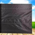 thumbnail image 2 of kurtrusly Black Weed Barrier Blocker Landscape Fabric with Grid Strips 1.5x5meter, 2 of 9
