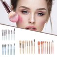 thumbnail image 4 of 8Pcs Makeup Brush Set With Foundation Blush Eyeshadow Lip & Make Up Bag L1A3, 4 of 7