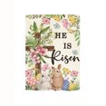 thumbnail image 1 of Wdhugt Easter Outdoor Decoration Garden Flag Courtyard Hanging Flag Polyester Fabric 39.4X27.6 Inch Multicolor Design For Festive Atmosphere, 1 of 6