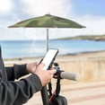 thumbnail image 3 of UPF 50+ Phone Umbrella with Suction Cup for Sun and Rain Protection - Mini Shade for Motorcycle Toy and Tablet, 3 of 4