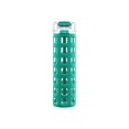 thumbnail image 2 of Ello Syndicate Glass Water Bottle with One-Touch Flip Lid , Mint, 20-ounce, 2 of 4