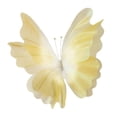 thumbnail image 4 of KLKCMS Artificial Gauze Butterfly with Standing Base Crafts Fake Wedding Decoration Yellow, 4 of 9