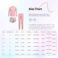 thumbnail image 5 of Doomiva Girls Long Sleeve Rash Tops with Swim Shorts Pants Bathing Suit UPF 50+ Rash Guard Swimsuit Pink 2-3, 5 of 5