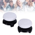 thumbnail image 1 of Thumbstick Covers, 2Pcs Soft Silicone Joystick Grip Caps Cool Texture Design Wrist Pain Relief Game Accessories Controller Addons for Gamepad, 1 of 7