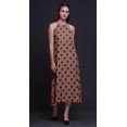 thumbnail image 2 of Bimba Geometric Printed Women Backless Halter Neck Summer Holiday BeachDress-Small, 2 of 6