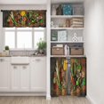 thumbnail image 2 of Kitchen Curtains Colourful Various Herbs and Spices Window Curtains and Valances Set 36 Inch, Cooking Wooden Board Pattern Short Tier Curtain for Kitchen, Vintage Small Kitchen Decor, 2 of 5