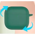 thumbnail image 4 of GadgetCom Replacement Case Compatible with Apple AirPods 4 , Shockproof Silicone Earbuds Pouch Cover With Clip Hook, 4 of 5