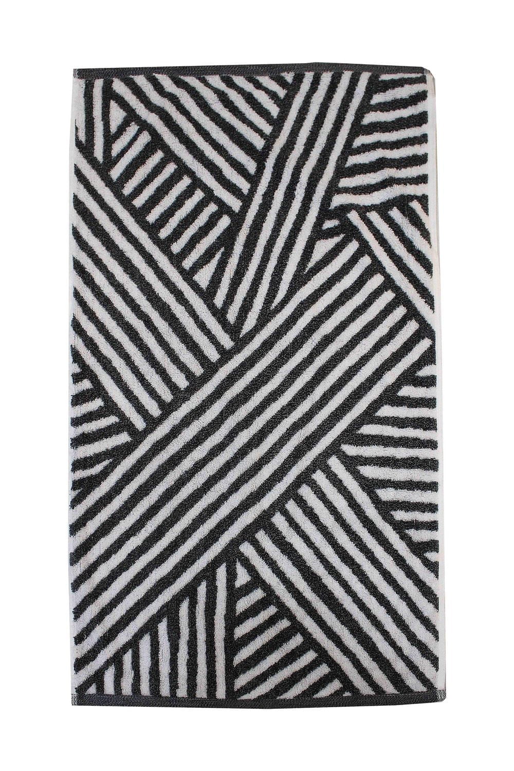Hometrends Fashion Hand Towel, Charcoal, 1 Piece