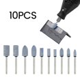 thumbnail image 3 of CUITING 10PCS Ceramic Stone Polishing Grinding Dremel Rotary Die Grinder Drill Bit Tool, 3 of 6