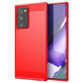 thumbnail image 1 of PANDACO Red Brushed Metal Case for Samsung Galaxy Note 20 Ultra, 1 of 4
