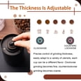thumbnail image 4 of DAMAIE Portable Electric Burr Coffee Grinder 1800mAh Rechargeable, 4 of 7