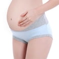 thumbnail image 2 of XZNGL Culottes de Maternité pour la Grossesse Culottes de Maternité Taille Basse en V en Coton Culottes de Grossesse Post-Partum Culottes en Coton pour Femmes, 2 of 8