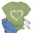 thumbnail image 2 of T-Shirts de la Saint-Valentin pour Femmes, T-Shirts Graphiques Cœur d'Amour, T-Shirts Graphiques Mignons pour Adolescentes, T-Shirts Décontractés Imprimés pour la Saint-Valentin, T-Shirt Col Rond Imprimé, Chandail pour Femmes, 2 of 8