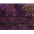 thumbnail image 4 of oneOone Tissu Viscose Georgette Imprimé Floral & Éléphant 1 Yard 42 Pouces de Large, 4 of 4