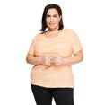 thumbnail image 1 of Iyla Plus Women's Short Sleeve Ripple Tee, 1 of 1