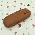 thumbnail image 5 of Transemion Eye Glasses Case Hard Shell Protect Cover Eyewear Sunglass Storage Box Portable Light coffee, 5 of 5