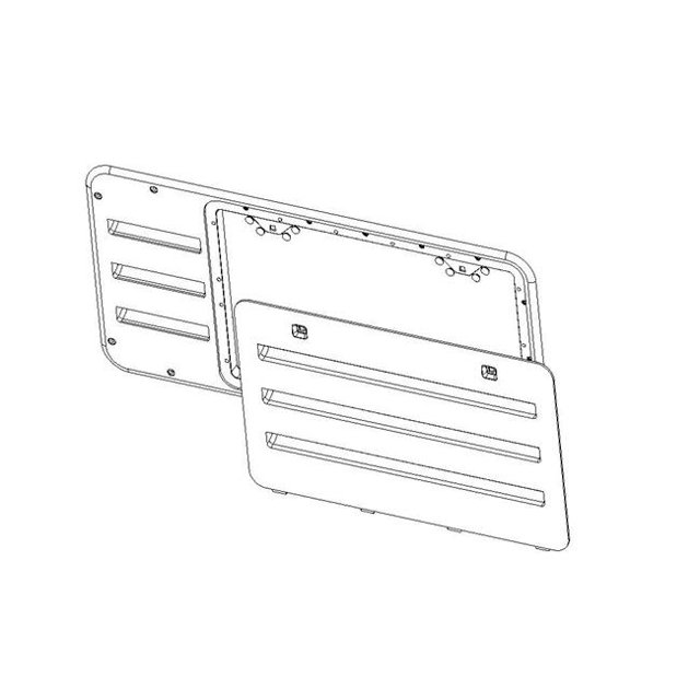 Norcold NRC637318BK Ensemble de Porte d'Aération - Noir