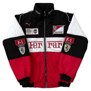 Men Racing Jacket With Red Black Embridery,jacket Suit F1 Team Racing Cool Jacketsiniker