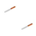 thumbnail image 1 of Wweixi Stainless Steel Blade Offset Spatula For Cake Decorating Multifunction Best Helper Frosting Spatula Straight knife 6in 2Set, 1 of 6