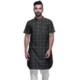 thumbnail image 1 of Atasi Kurta Imprimé pour Hommes Col Mandarin Chemise Kurta Décontractée en Batiste de Coton, 1 of 1