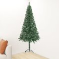 thumbnail image 1 of vidaXL Arbre de Noël Artificiel d'Angle Vert 180 cm PVC, 1 of 5
