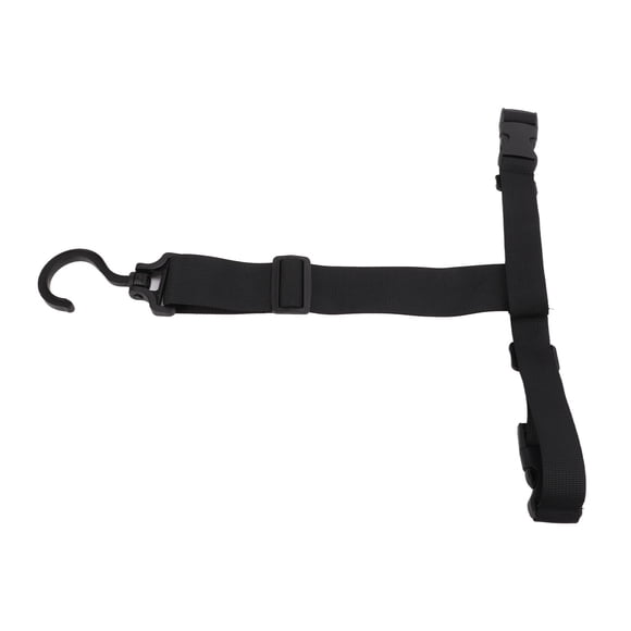Fishing Wader Boot Hanger, Nylon Fabric Adjustable Wader Boots Strap Dustproof Quick Drying Black Color For Outdoor