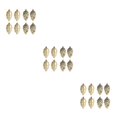 thumbnail image 3 of relayinert 8pieces Tree Decoration Eye-catching Pine Cone Decorations For Festive Gold 3Set, 3 of 6