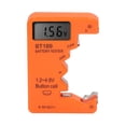 thumbnail image 3 of Battery Checker, Wide Compatibiltiy Batteries Checker Sensitive LCD Screen  For 1.5V 3V 9V Black,Orange, 3 of 8