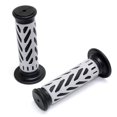 thumbnail image 1 of Krator ATV / PWC Web Hand Grips Black & Grey Rubber Pair Compatible with Honda KFX, 1 of 1