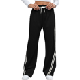 thumbnail image 3 of Pantalon de Survêtement à Jambe Grand pour Femme, Décontracté, Taille Haute, Droit, Joggers à Cordon de Serrage avec Poches, 3 of 9
