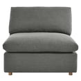 thumbnail image 3 of Modway Commix 6-Piece Down Filled Overstuffed Sectional Sofa in Gray, 3 of 10